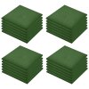 vidaXL Protipádové dlaždice 24 ks pryžové 50 x 50 x 3 cm zelené