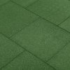 vidaXL Protipádové dlaždice 24 ks pryžové 50 x 50 x 3 cm zelené