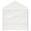 vidaXL Altán se střechou bílý 8,92 x 2,28 x 2,69 m polyethylen