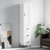 vidaXL Skříň highboard bílá 34,5 x 34 x 180 cm kompozitní dřevo