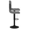 vidaXL Barové židle 2 ks tmavě šedé samet