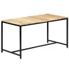vidaXL Jídelní stůl 140 x 70 x 75 cm masivní hrubé mangovníkové dřevo