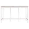 vidaXL Barový stůl bílý 180 x 80 x 110 cm masivní borové dřevo