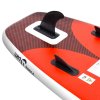vidaXL Nafukovací SUP paddleboard a příslušenství červený 300x76x10cm