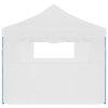 vidaXL Skládací nůžkový stan s 5 bočními stěnami 3 x 9 m bílý