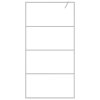 vidaXL Sprchová zástěna walk-in stříbrná 100 x 195 cm čiré ESG sklo