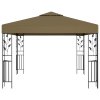 vidaXL Altán 3 x 3 m taupe 180 g/m²