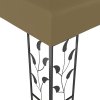 vidaXL Altán 3 x 3 m taupe 180 g/m²