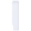 vidaXL Kryt na radiátor MDF bílý 205 cm