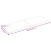 vidaXL Stolní deska světle hnědá 180x60x(2-4)cm ošetřený masivní dub