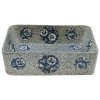 vidaXL Umyvadlo na desku vícebarevné obdélník 46x35,5x13 cm keramika