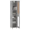 vidaXL Skříň highboard betonově šedá 34,5x34x180 cm kompozitní dřevo