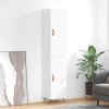 vidaXL Skříň highboard bílá 34,5 x 34 x 180 cm kompozitní dřevo