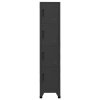 vidaXL Uzamykatelná skříň antracitová 38 x 45 x 180 cm ocel
