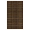 vidaXL Skříňka na CD hnědý dub 102 x 23 x 177,5 cm kompozitní dřevo