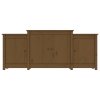 vidaXL Příborník medově hnědý 164x37x68 cm masivní borové dřevo