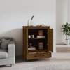 vidaXL Skříň highboard medově hnědá 83x41,5x100 cm masivní borovice