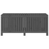 vidaXL Zahradní úložný box šedý 147 x 68 x 64 cm masivní borové dřevo
