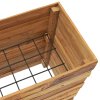 vidaXL Vyvýšený záhon 100x40x72 cm recyklované teakové dřevo a ocel