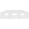 vidaXL Skládací nůžkový stan s 8 bočními stěnami 3 x 9 m bílý