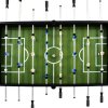 vidaXL Stolní fotbal ocel 60 kg 140x74,5x87,5 cm černý