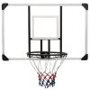 vidaXL Basketbalový koš s průhlednou deskou 106x69x3 cm polykarbonát