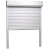 vidaXL Předokenní roleta hliníková 70 x 100 cm bílá