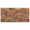 vidaXL 3D nástěnné panely design hnědé cihly 10 ks EPS