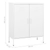 vidaXL Úložná skříň bílá 80 x 35 x 101,5 cm ocel