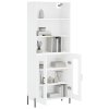 vidaXL Skříň highboard bílá 69,5 x 34 x 180 cm kompozitní dřevo