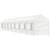 vidaXL Altán se střechou bílý 17,84 x 2,28 x 2,69 m polyethylen
