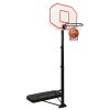 vidaXL Basketbalový koš bílý 258–363 cm polyethylen