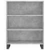 vidaXL Skříň highboard betonově šedá 69,5x34x180 cm kompozitní dřevo