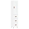 vidaXL Skříň highboard bílá 34,5 x 34 x 180 cm kompozitní dřevo