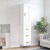 vidaXL Skříň highboard bílá 34,5 x 34 x 180 cm kompozitní dřevo