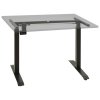 vidaXL Rám stolu s elektrickým nastavením výšky černý