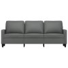 vidaXL 3místná pohovka tmavě šedá 180 cm textil
