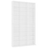 vidaXL CD skříňka bílá 102 x 16 x 177,5 cm kompozitní dřevo