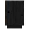 vidaXL Noční stolky 2 ks černé 50 x 34 x 50 cm masivní borové dřevo