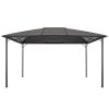 vidaXL Altán se střechou hliník 4 x 3 x 2,6 m černý