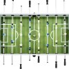 vidaXL Stolní fotbal ocel 60 kg 140 x 74,5 x 87,5 cm bílý