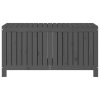 vidaXL Zahradní úložný box šedý 121 x 55 x 64 cm masivní borové dřevo