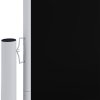 vidaXL Zatahovací boční markýza černá 200 x 1 200 cm