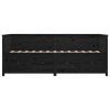 vidaXL Válenda černá 75 x 190 cm masivní borové dřevo