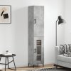 vidaXL Skříň highboard betonově šedá 34,5x34x180 cm kompozitní dřevo