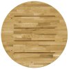vidaXL Stolní deska z masivního dubového dřeva kulatá 23 mm 700 mm