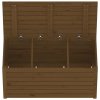 vidaXL Zahradní box medově hnědý 101x50,5x46,5 cm masivní borové dřevo