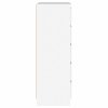 vidaXL Zásuvková skříňka bílá 60 x 36 x 103 cm kompozitní dřevo