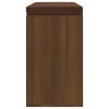 vidaXL Lavice s botníkem hnědý dub 103x30x48 cm kompozitní dřevo