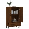 vidaXL Skříň highboard hnědý dub 69,5 x 31 x 115 cm kompozitní dřevo